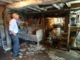 Watermill, Whitcot - meal floor and main gears, with Tim Booth