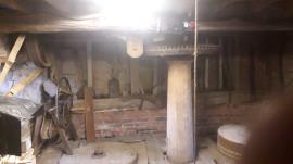 Wickhamford Mill, Wickhamford - crown wheel and belt drive for kibbler