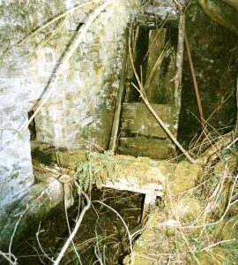 Wheelpit, with shaft and waste chute, Llandefalle, Powys, Brecs