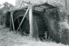 Water wheel, Melin Howel, Llandeusant, Anglesey