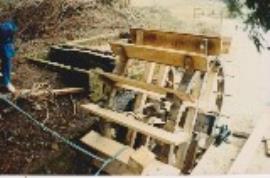 Warnford Park pump wheel restoration by Hampshire Mills Group