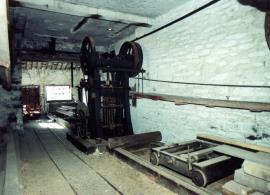 Reciprocal saw, Slate Works Museum,  Llanberis, Caernarvonshire