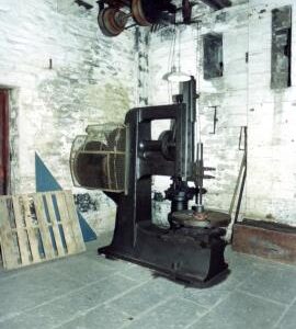 Keyway cutting machine, Slate Works Museum,  Llanberis, Caernarvonshire