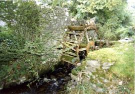 Waterwheel, Llanddwei Brefi, Dyfed, Cardiganshire