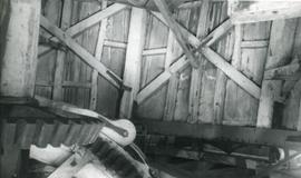 Wallower and bin floor, smock mill, Fulbourn