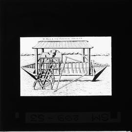 Illustration of water mill