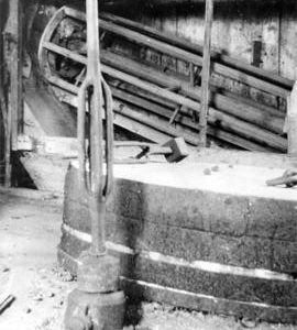 Damsel and bolter in decayed mill, Greenstead Green Mill, Halstead